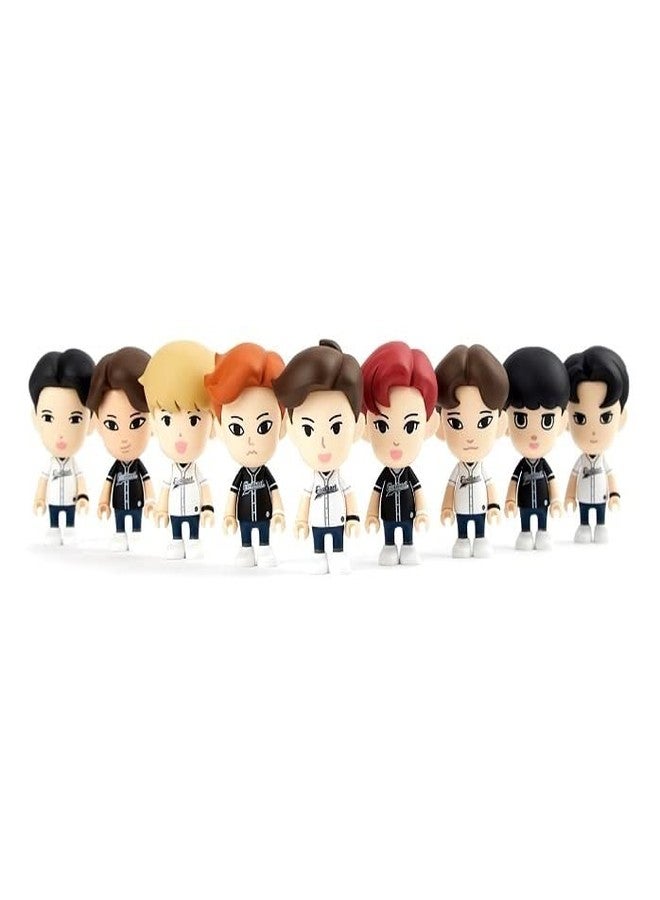 Trunkin | Kpop Exo Music Band Action Figure 9 Pcs Set PVC Figures | Collectibles Toy Model Set for Collection Action Figurines (8-9Cm) - Image 2